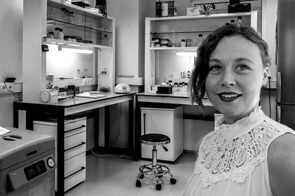 The interior of a modern biological laboratory. The interior of a modern biological laboratory. Equipment and furniture in the room for scientific research.